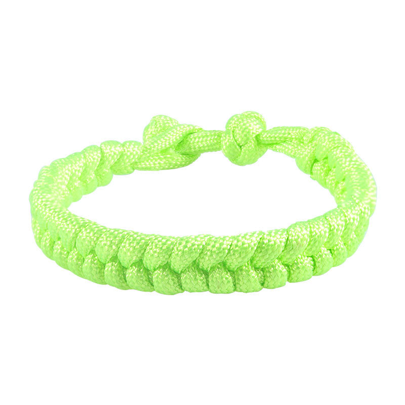 Wholesale solid color umbrella rope bracelet
