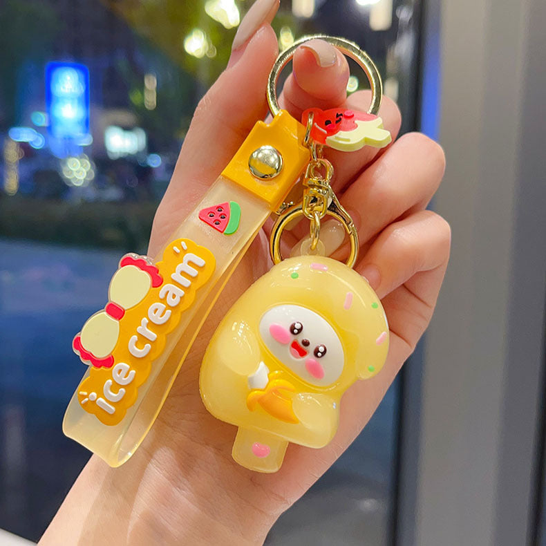 Wholesale Cute Soft Ice Cream Keychain