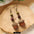 Wholesale Vintage Hand-made Plant Fruit Wood Earrings