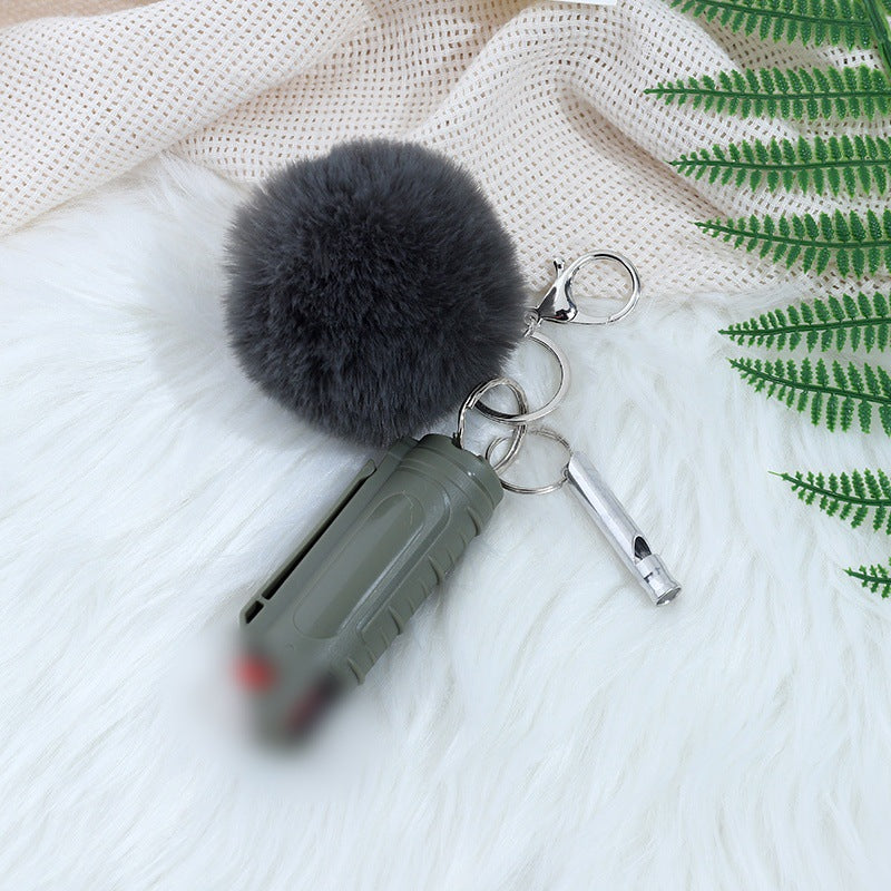 Wholesale Fur Ball Whistle Keychain Set Pom Pom ACC-KC-ZhiYa016
