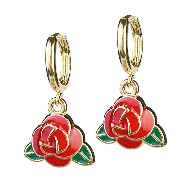 Wholesale 2 Pairs/pack Halloween Skull Skeleton Heart Acrylic Earrings ACC-ES-HY148