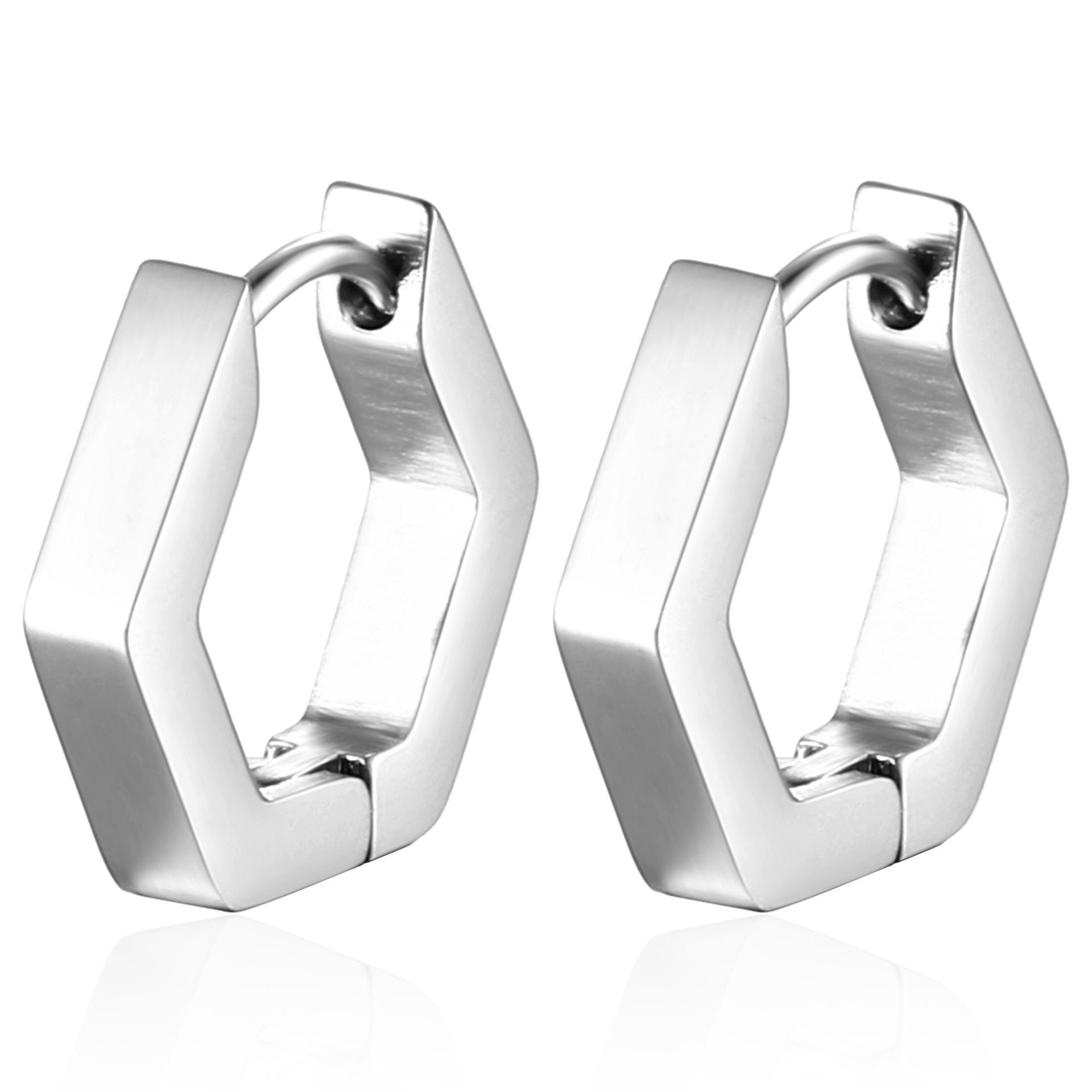 Wholesale Stainless Steel Earrings Special Shaped Geometric Earrings Polygonal Earrings ACC-ES-FaDiniya002