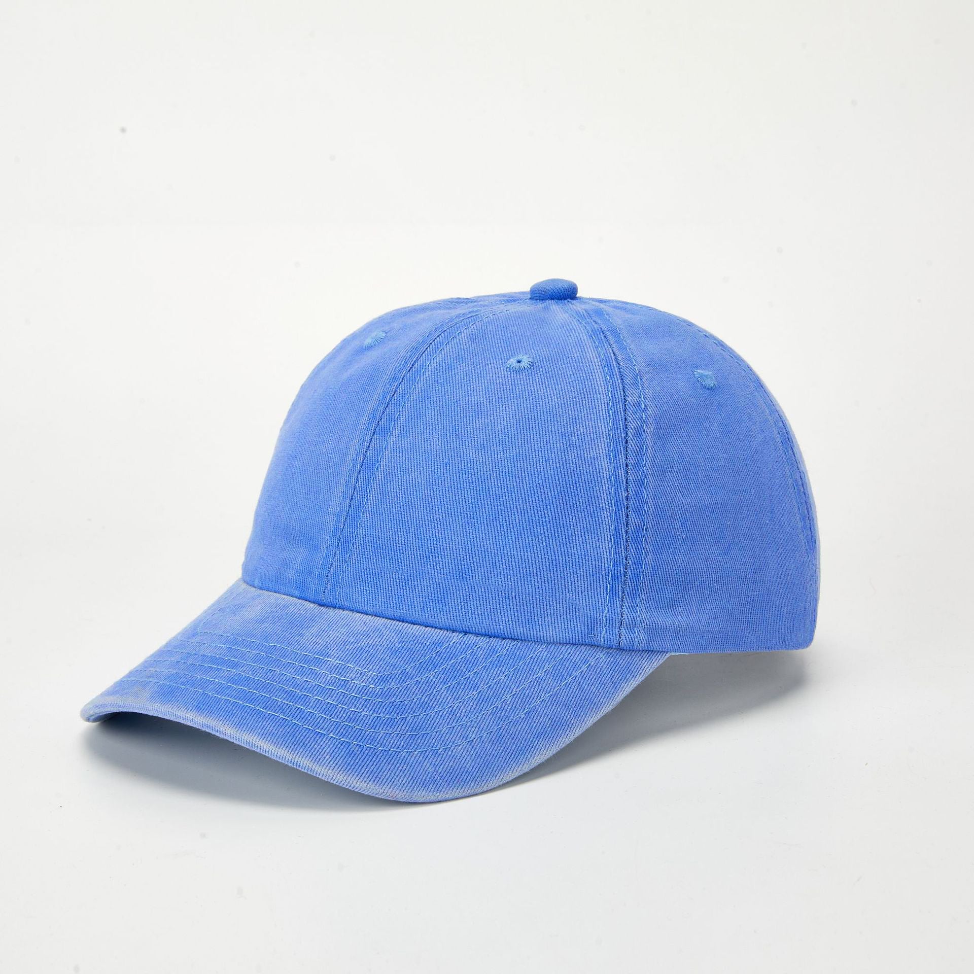 Wholesale Retro Washed Baseball Cap Women S Solid Color Adjustable Distressed Cap Fashion Accessory