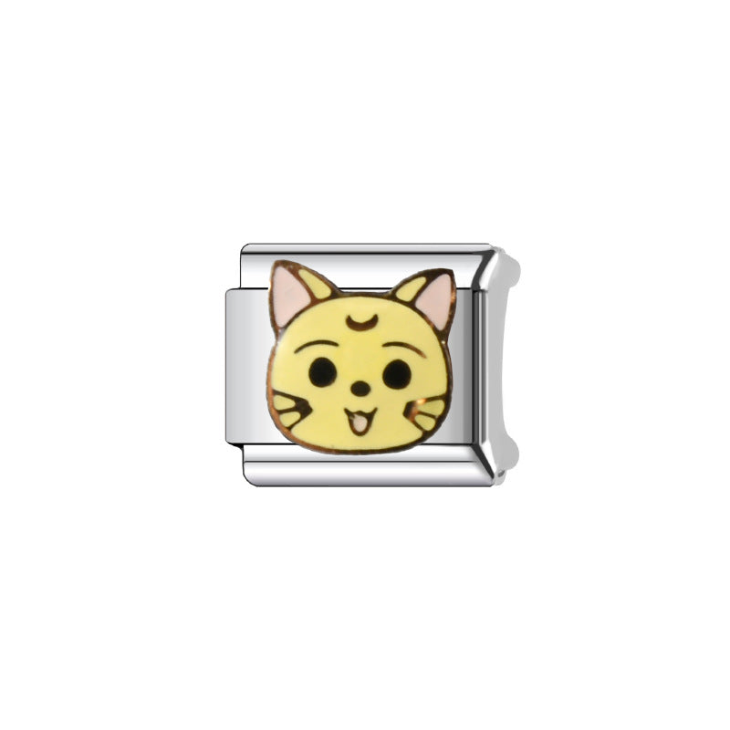 Wholesale Italian Charm Bracelet 9mm DIY Splicing Cute Creative Stainless Steel Composable Bracelet