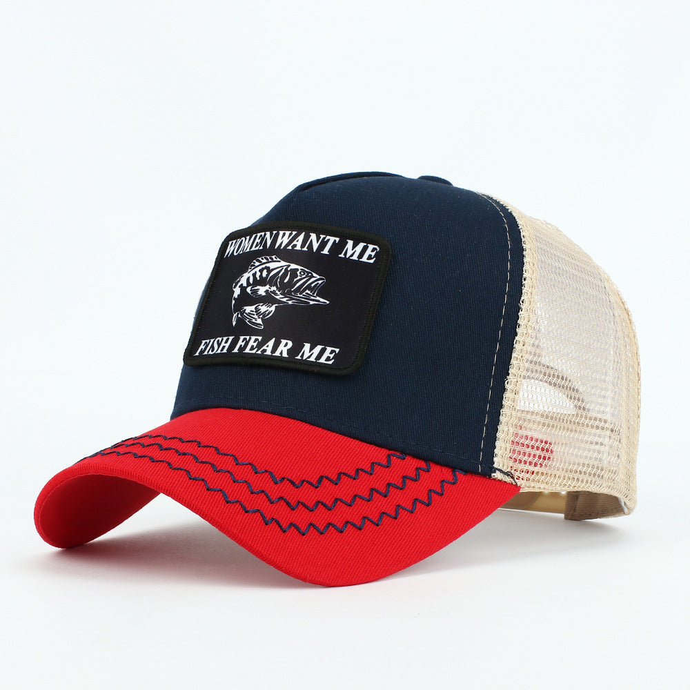 Wholesale Patch Vintage Baseball Cap Mesh Cap ACC-HT-RongZhao014