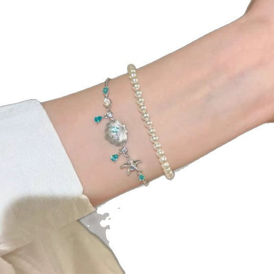 Wholesale  Starfish Shell Hand Jewelry Bracelet