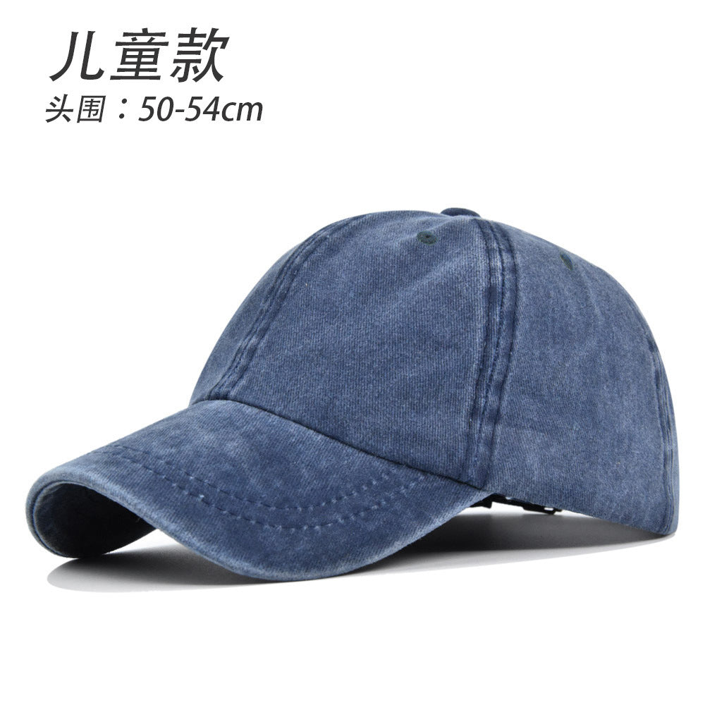 Wholesale Retro Parent-child Solid Color Baseball Cap ACC-HT-YMX012