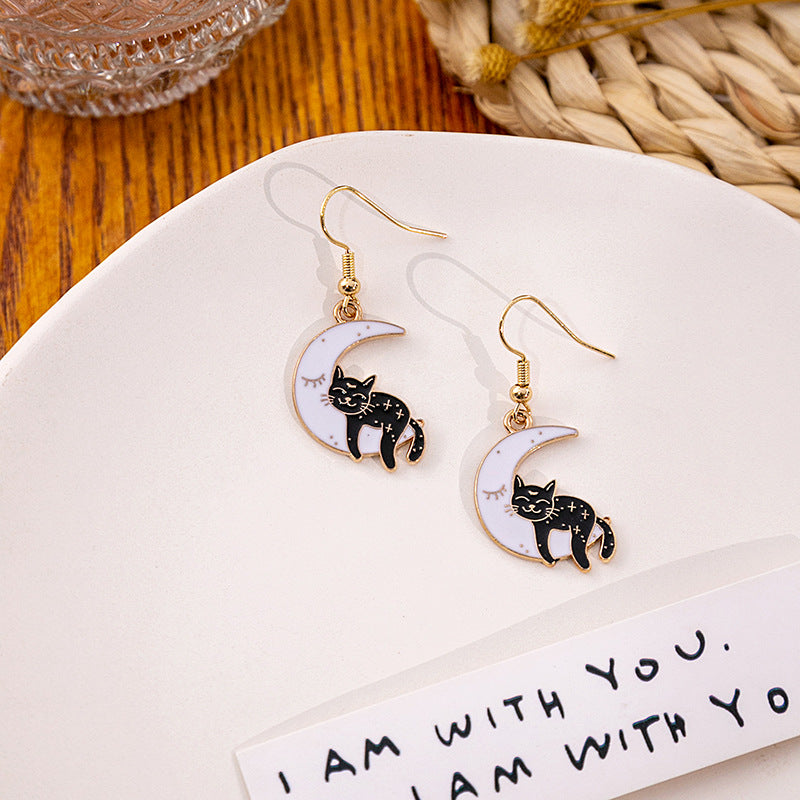 Wholesale  Horror Funny Skull Earrings
