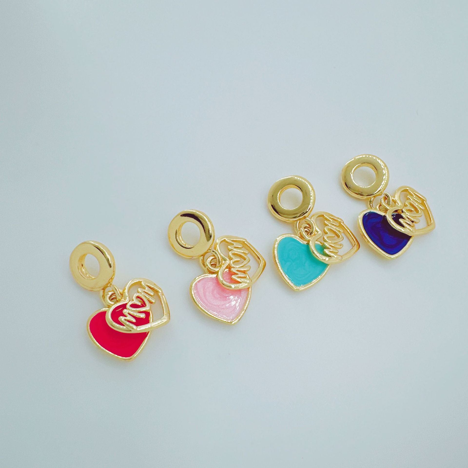 Wholesale Creative Ins Style Copper Plated Gold Pendant Trendy DIY Jewelry Accessory for Boutique Resale