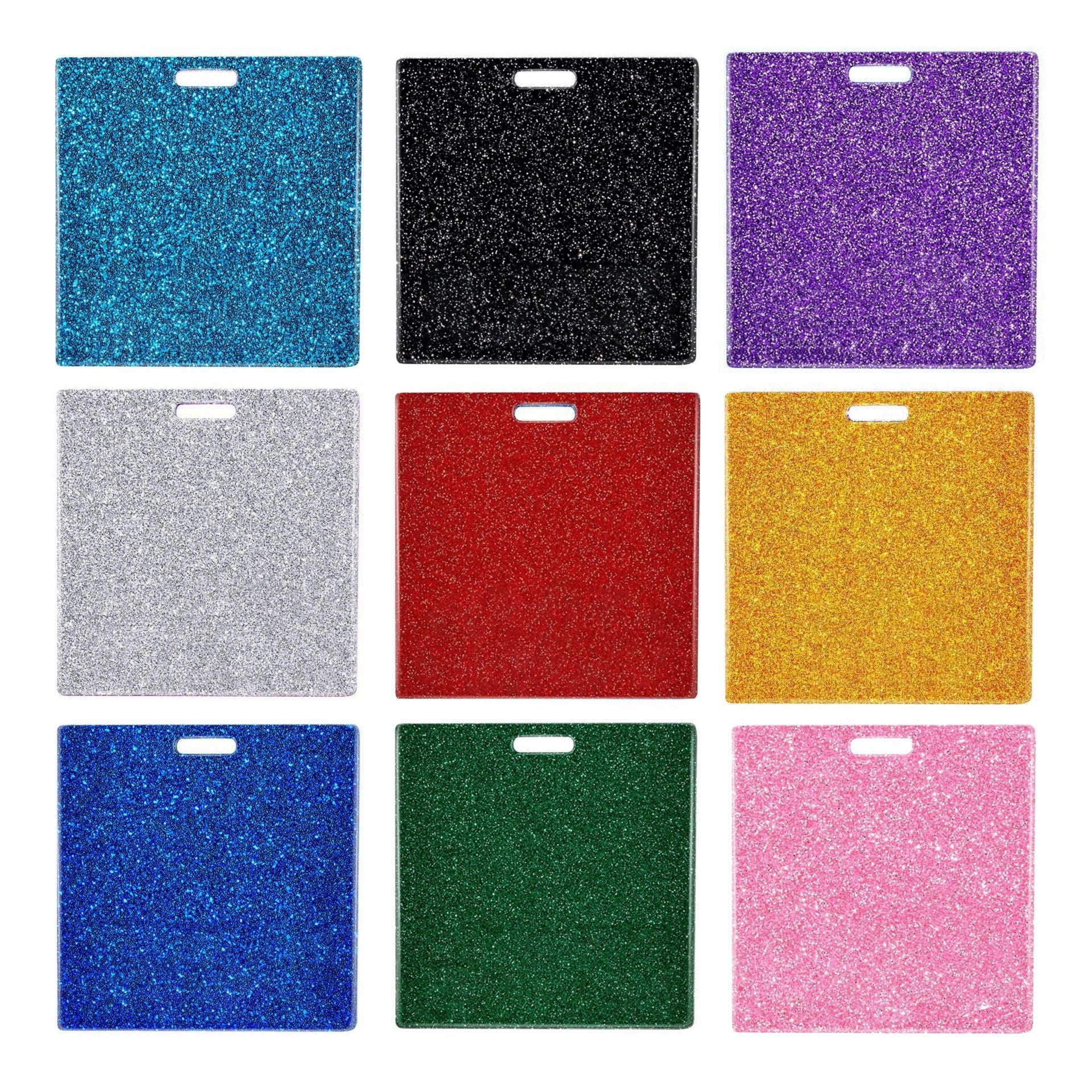 Wholesale DIY Flatback glitter   Acrylic Flatback Badge Reels Retractable Keychain DIY Accessories