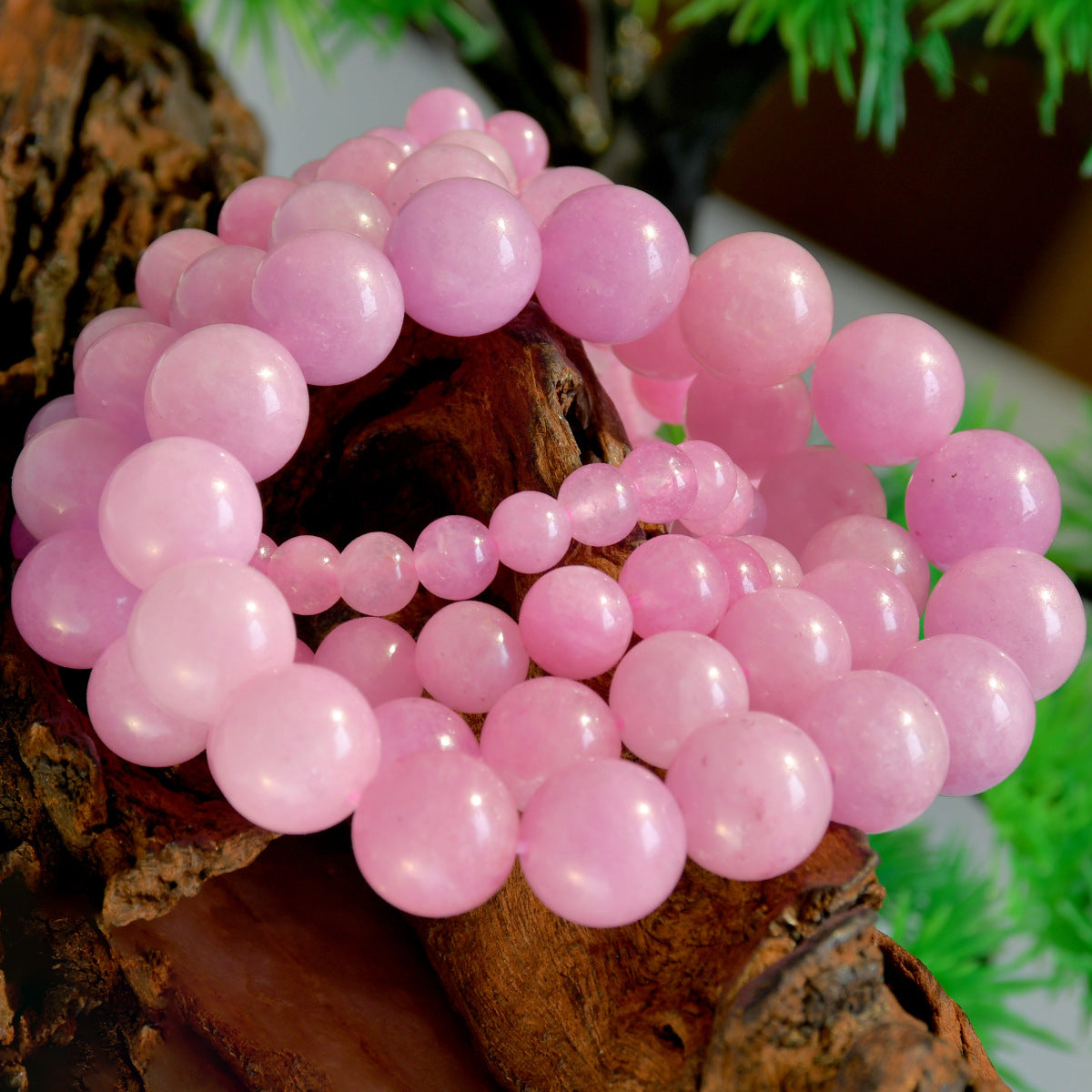 Wholesale Sweet Chinese Style Kunzite Crystal Beaded Bracelet,  Jewelry Accessory
