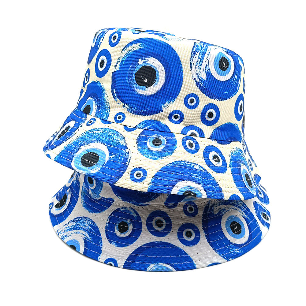 Wholesale Devil Eye Polyester Bucket Hat ACC-HT-ShunM004