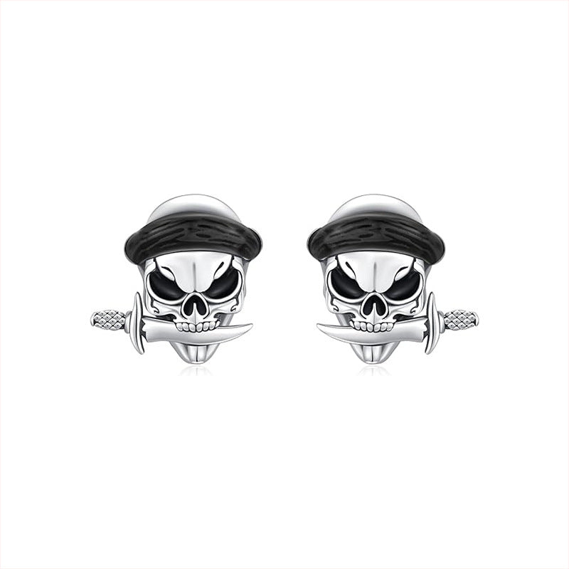 Wholesale Halloween Pirate Skull Earrings ACC-ES-FuSu014