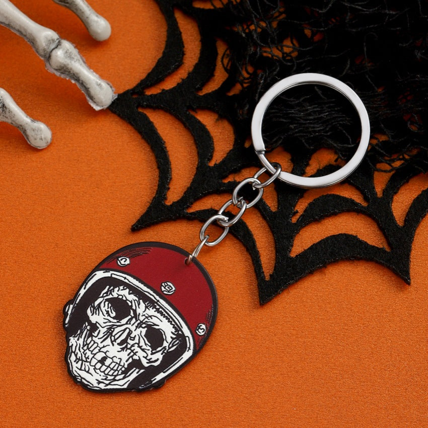 Wholesale Halloween Horror Skull Gothic Acrylic Keychains ACC-KC-RongR079