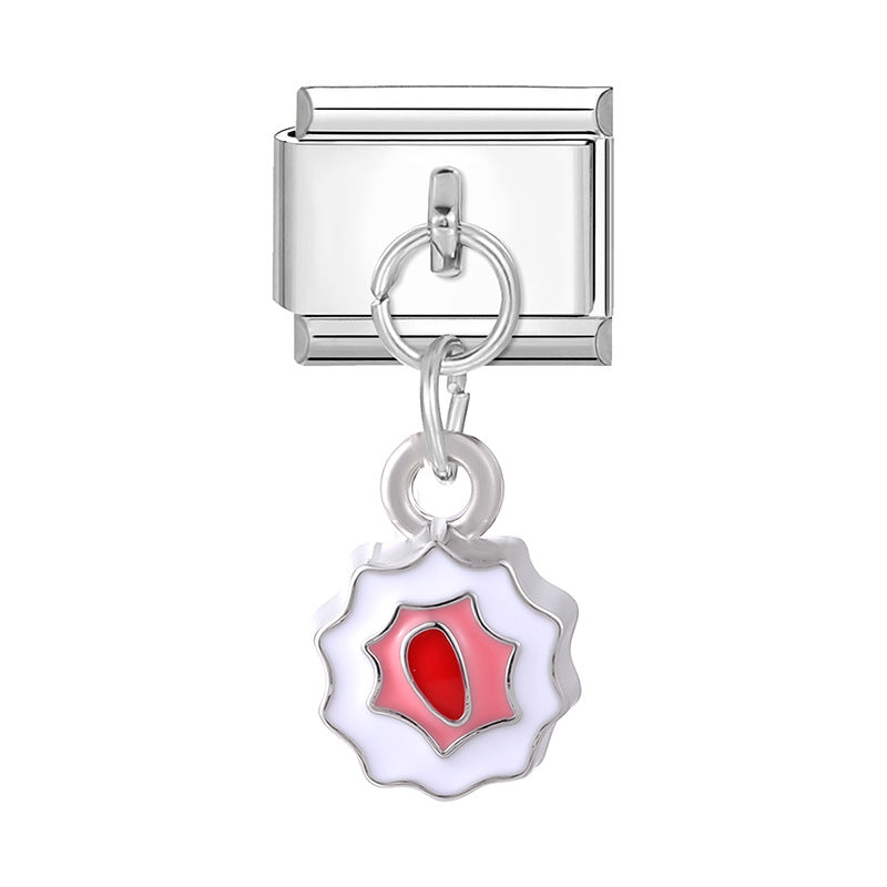 Wholesale  Italian Charm Bracelet 9mm DIY Splicing Cute Creative Stainless Steel Composable Bracelet