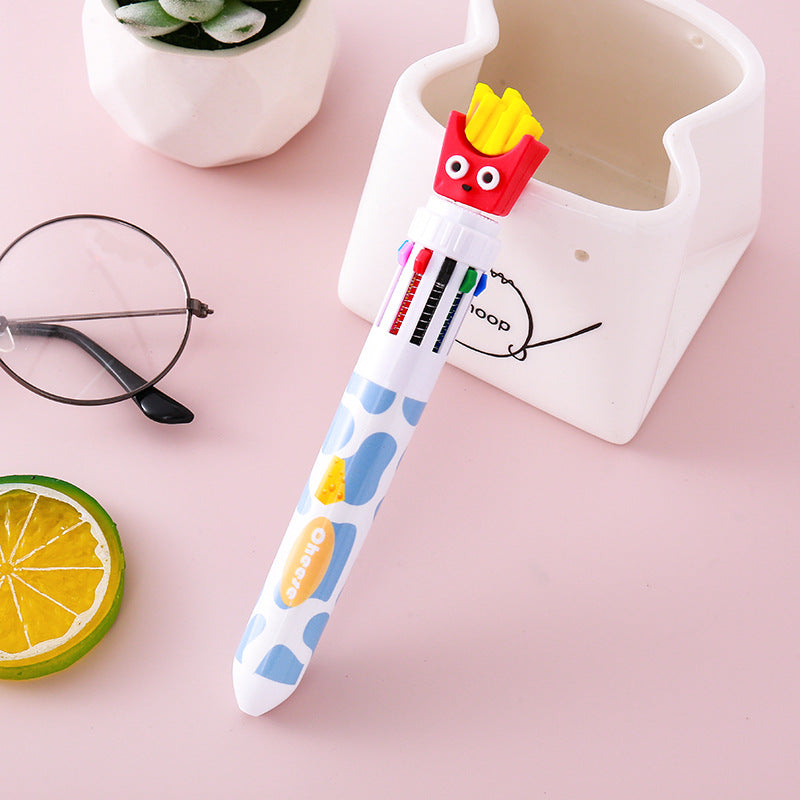 Wholesale  Cute Ten Color Ballpoint Pen