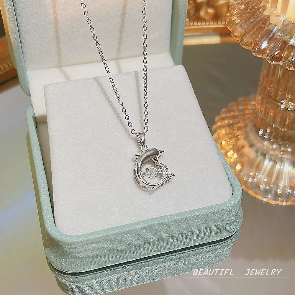 Wholesale Titanium Steel Clavicle Chain Choker Necklace ACC-NE-Xiyue004