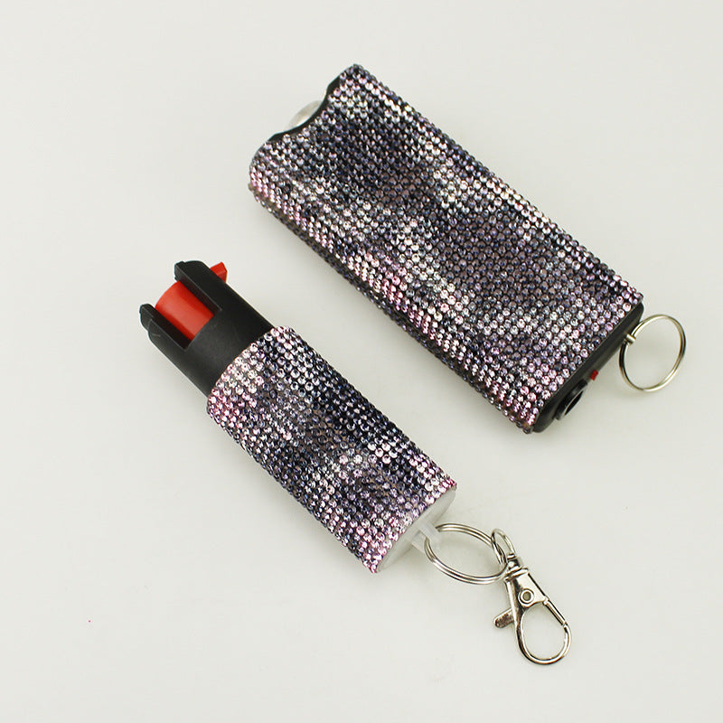 Wholesale Small and exquisite colorful keychain with diamonds