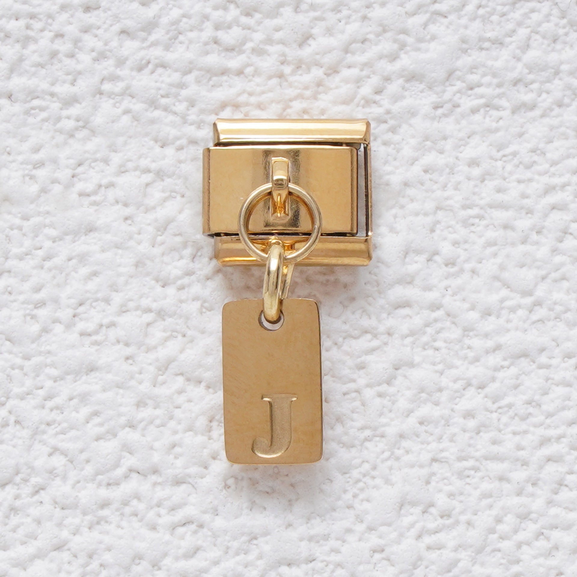 Wholesale 5pcs Italian Charm Bracelet 9mm DIY Splicing Letter Series Stainless Steel Composable Bracelet