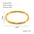 Wholesale golden bamboo titanium steel plain bracelet