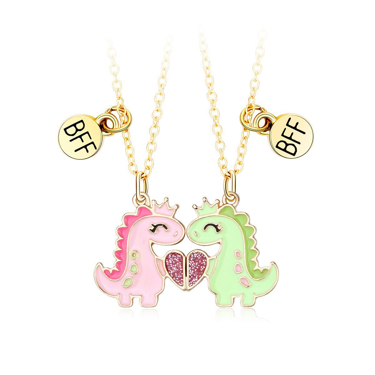 Wholesale Oil Drop Love Magnet Necklace Set ACC-NE-Hanp006