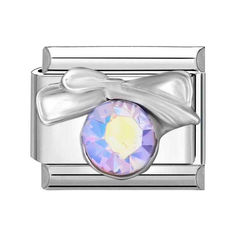 Wholesale Italian Charm Bracelet 9mm DIY Splicing Cute Creative Stainless Steel Composable Bracelet