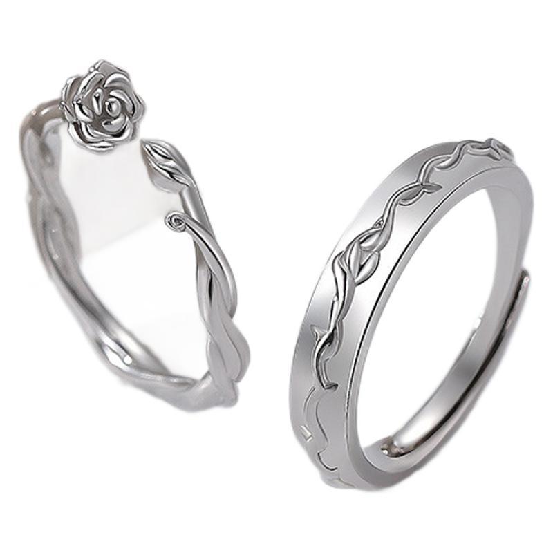 Wholesale Alloy Rose Opening Ring
