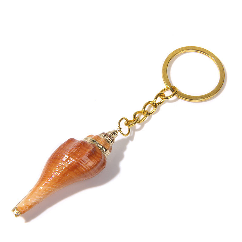 Wholesale Shell Golden Beach Keychain ACC-KC-GEB001