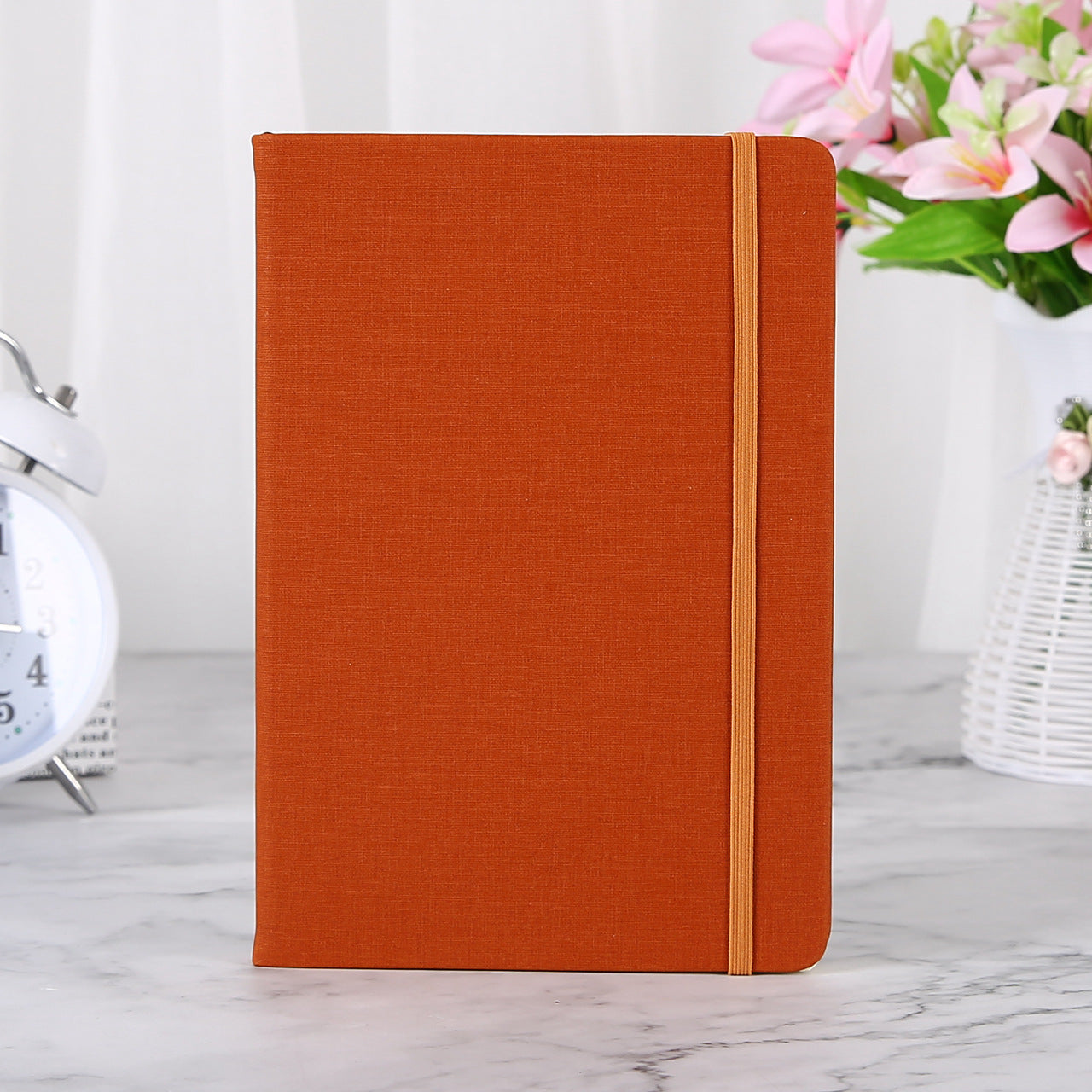 Wholesale A5 hard leather strap notebook business office PU notepad