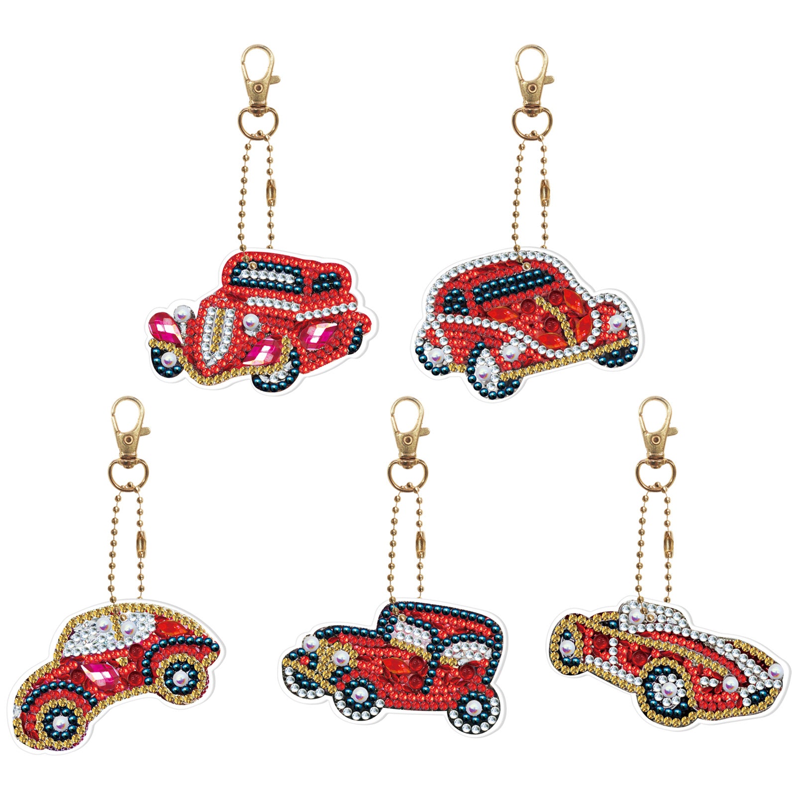 Wholesale Christmas Keychain Handmade Diamond Easter Key Chain ACC-KC-PengDao001