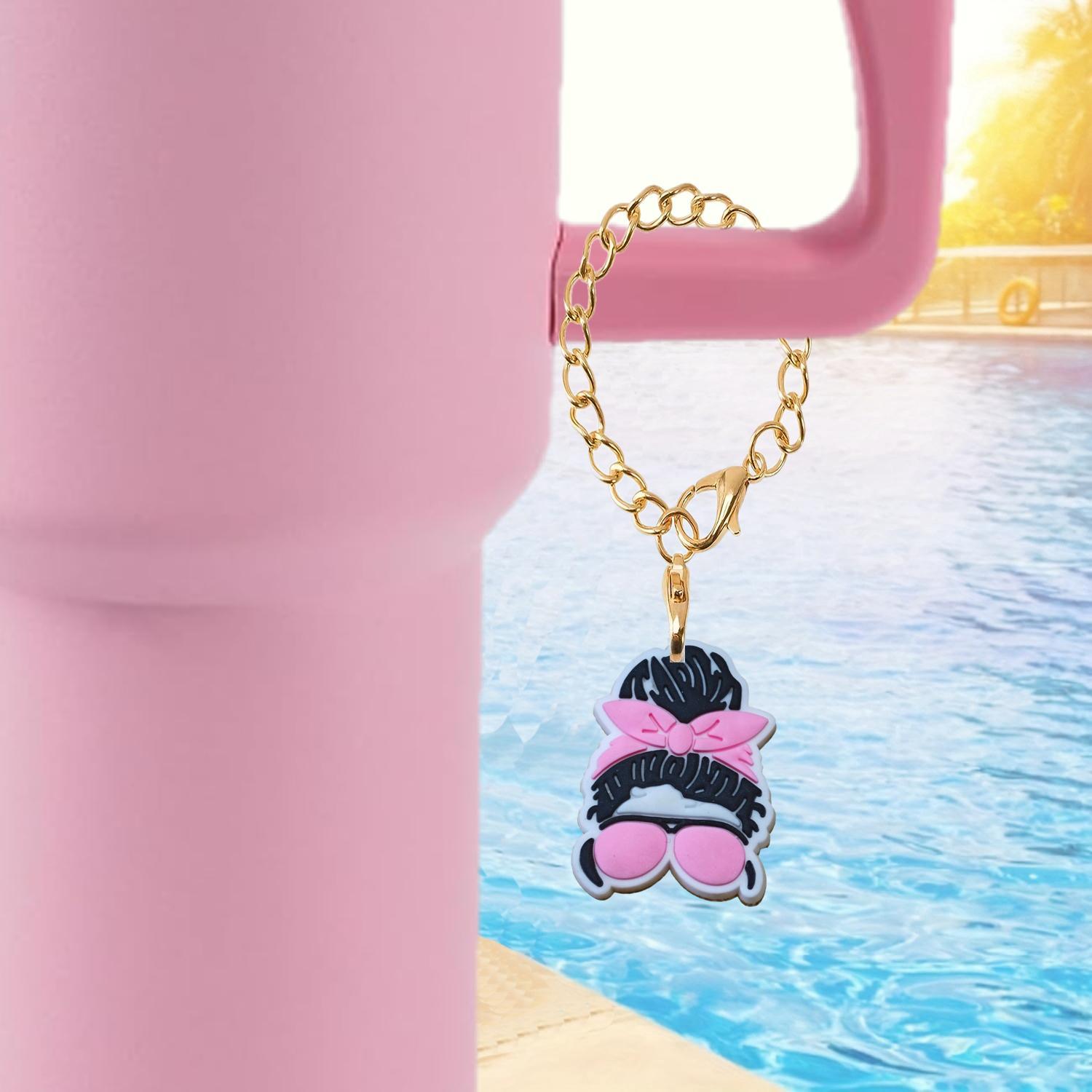 Wholesale MoM Cartoon Soft Rubber Hanging Chain Cup Accessories Chain Mother's Day ACC-CA-XieJi009