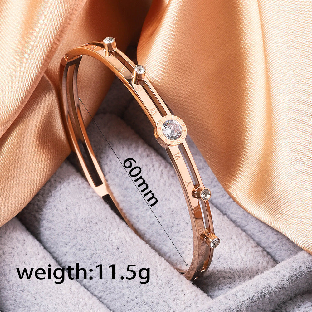 Wholesale Titanium Steel Bracelet Clasp Opening ACC-BT-Ruif004