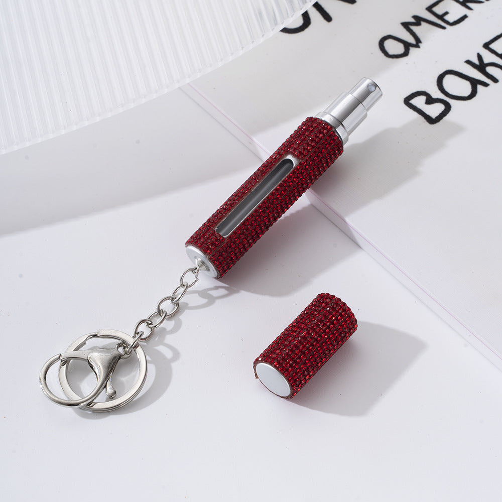 Wholesale Rhinestone Perfume Bottle Keychain ACC-KC-ZhiYa029