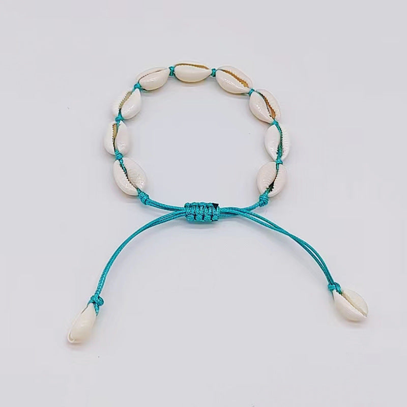 Wholesale Bohemian Colorful Rope Braided Natural Shell Bracelets ACC-BT-Youl010
