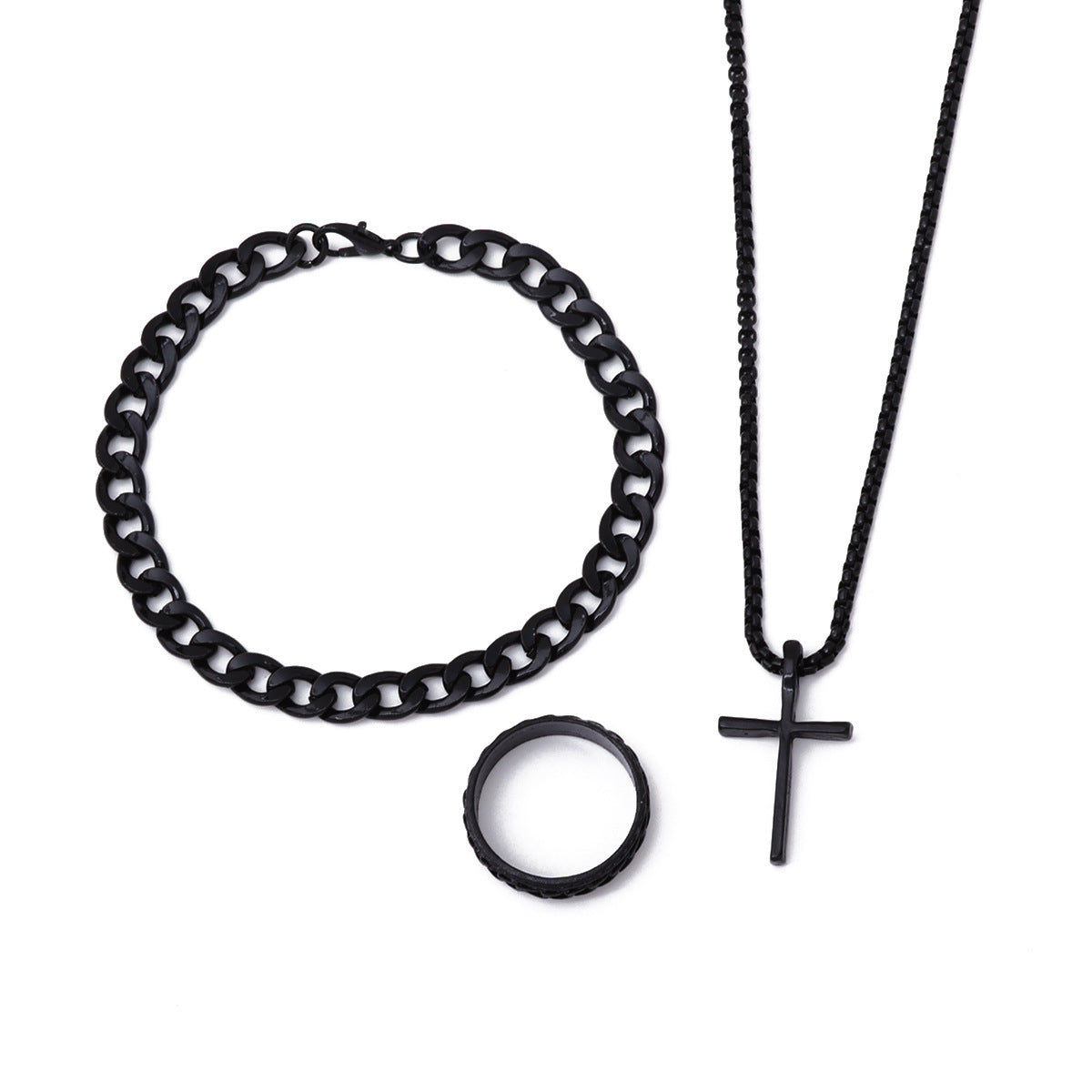 Wholesale  Cross Pendant Necklace  Bracelet Retro Jewelry