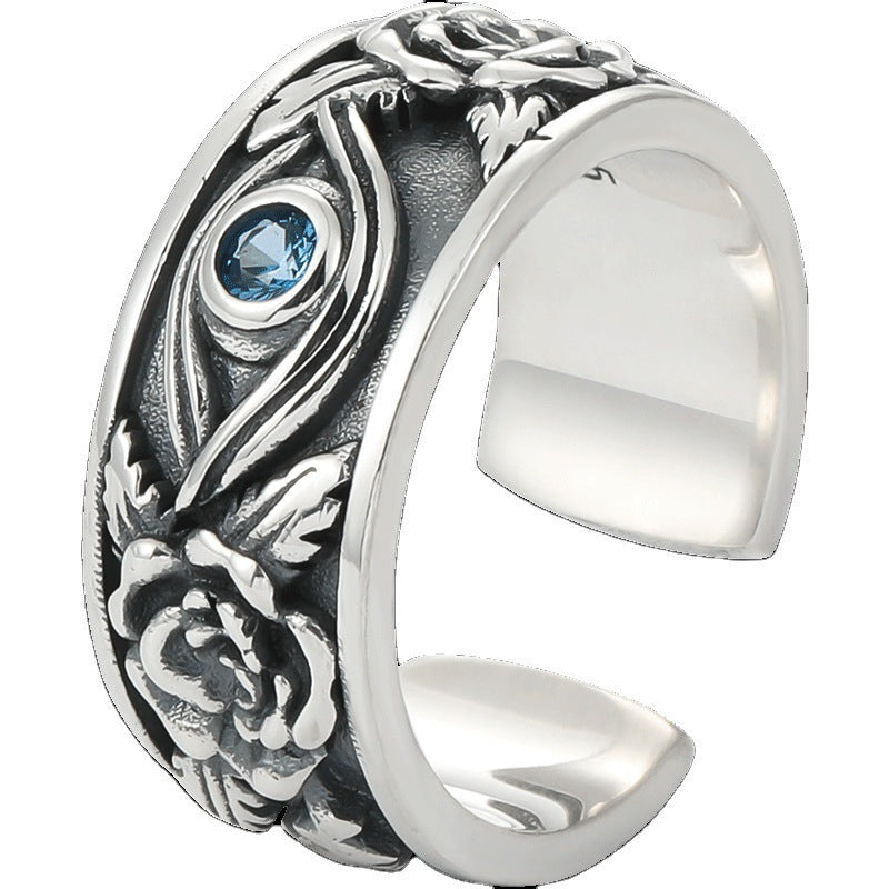 Wholesale Vintage Eye of Horus Ring Unisex Adjustable Metal Fashion Accessory