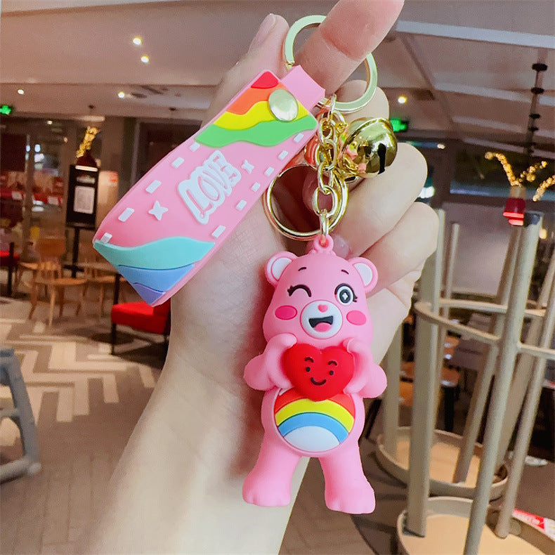 Wholesale Cartoon PVC Soft Glue Cute Keychain ACCVIP-KC-YueWei004