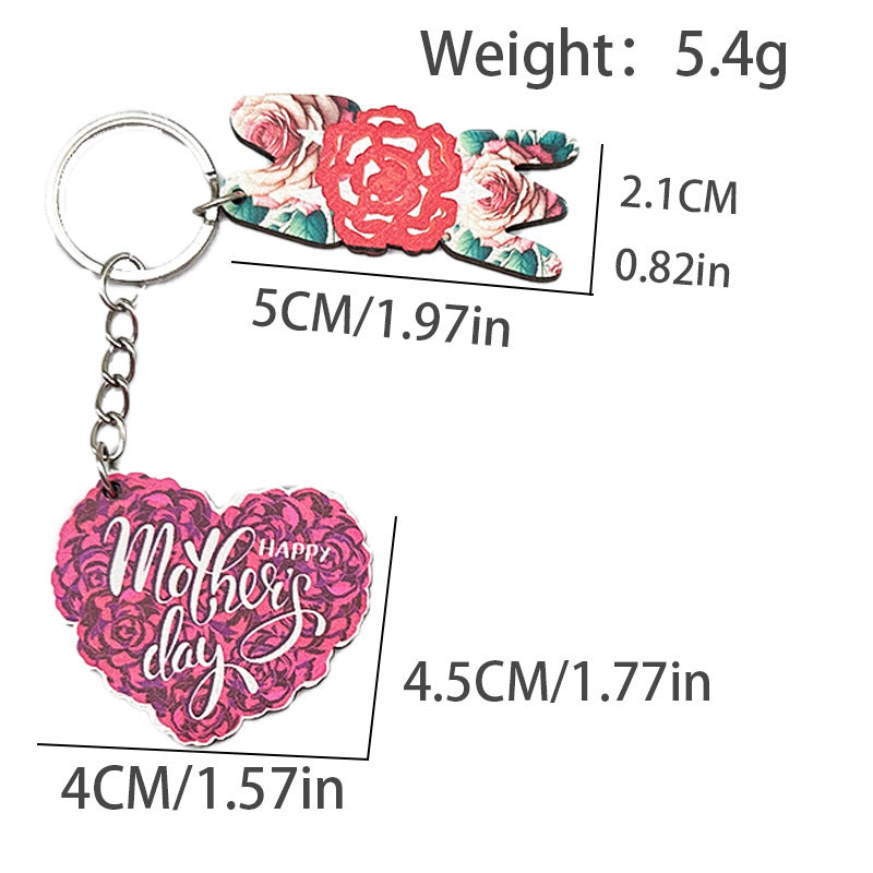 Wholesale Mother's Day Love MAMA Keychain Creative Keychain ACC-KC-TuoYi004