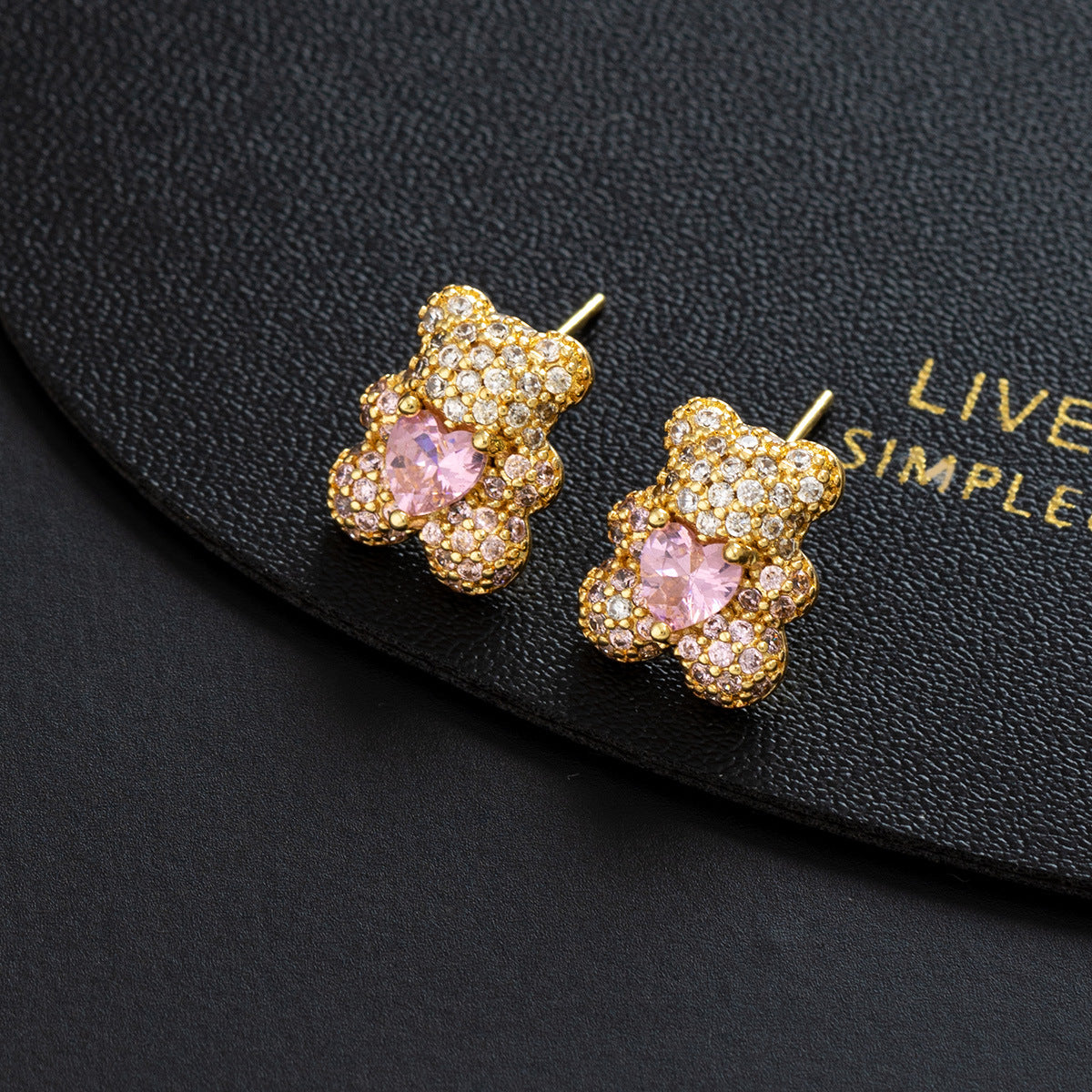 Wholesale Electroplated Copper  Rhinestone Earrings Trendy Women S Jewelry Accessory Cute DIY Design For Party Everyday Wear