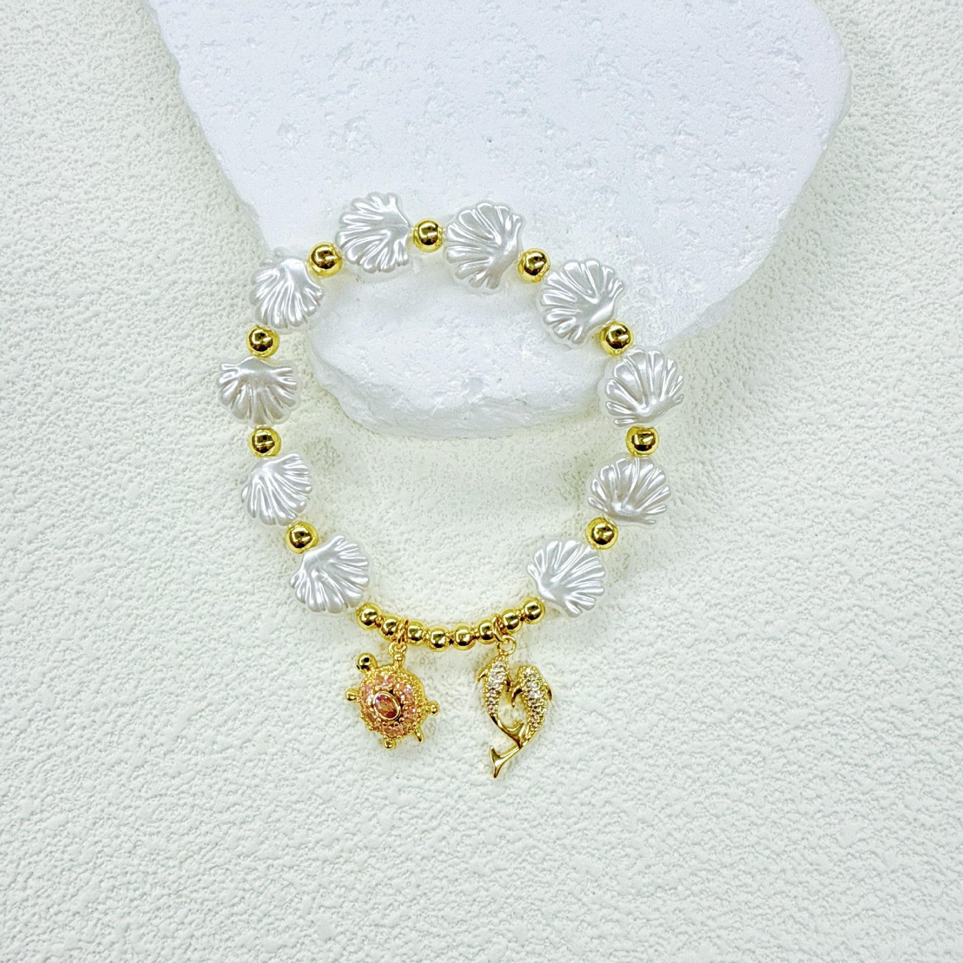 Wholesale Ocean Series Shell  Bracelet Micro-Paved Zircon Accessories