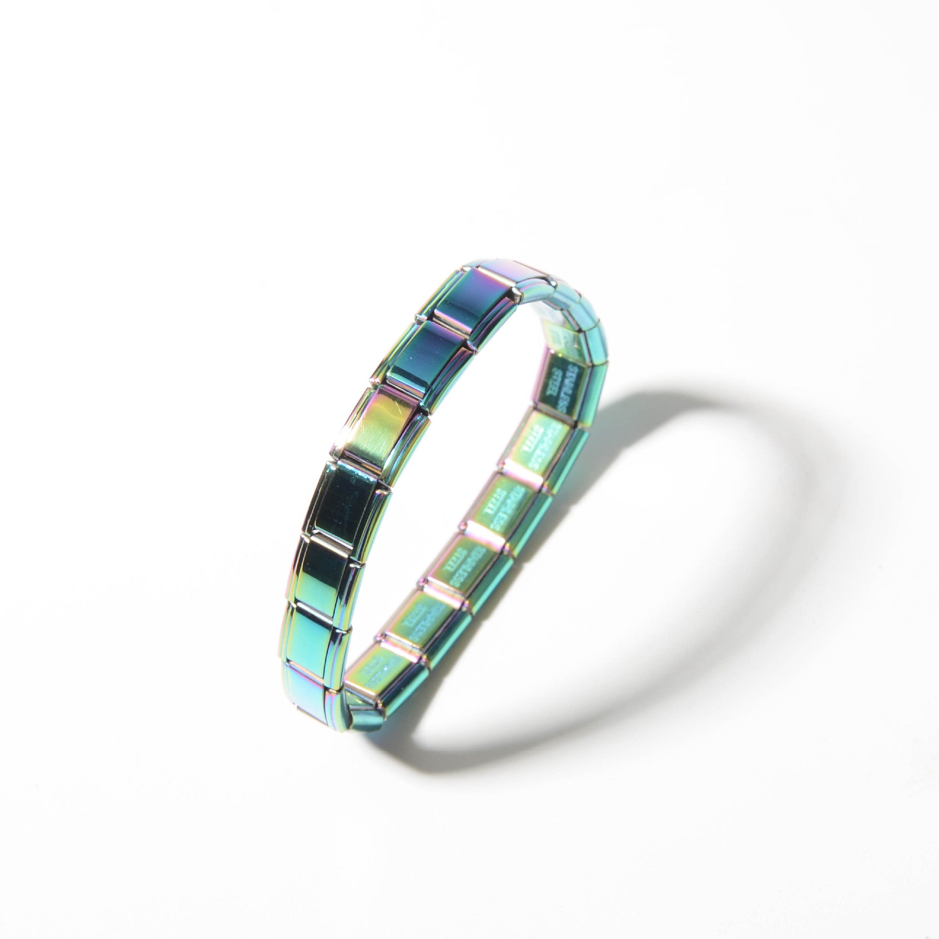 Pulsera de encanto italiano al por mayor de 9 mm Supulación de bricolaje SERIE DEL CORAZÓN DE CORAZÓN DE ACERDAD DE ACERDAD