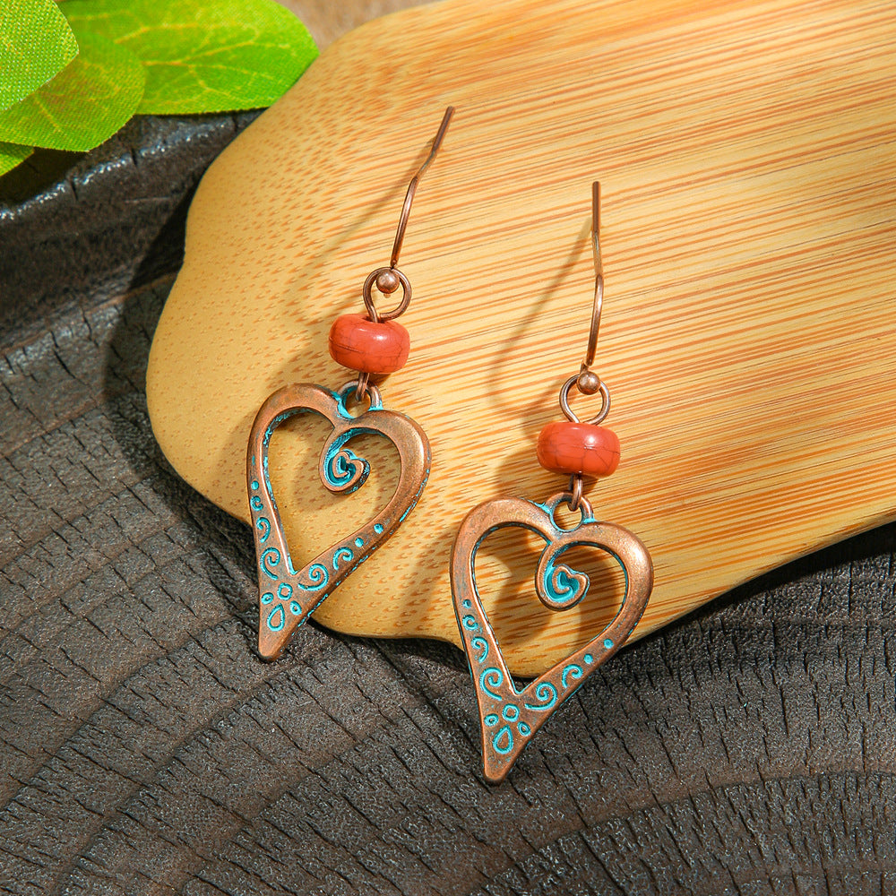Wholesale Ethnic Geometric Retro Earrings Fashion Jewelry Accessory Boutique Gift