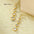 Wholesale  stainless steel  zircon tassel 18K earrings