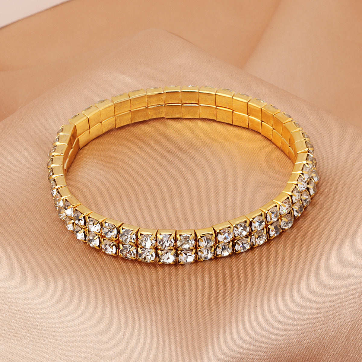 Chaîne de tennis de zircon de bracelet en plein diamant en gros