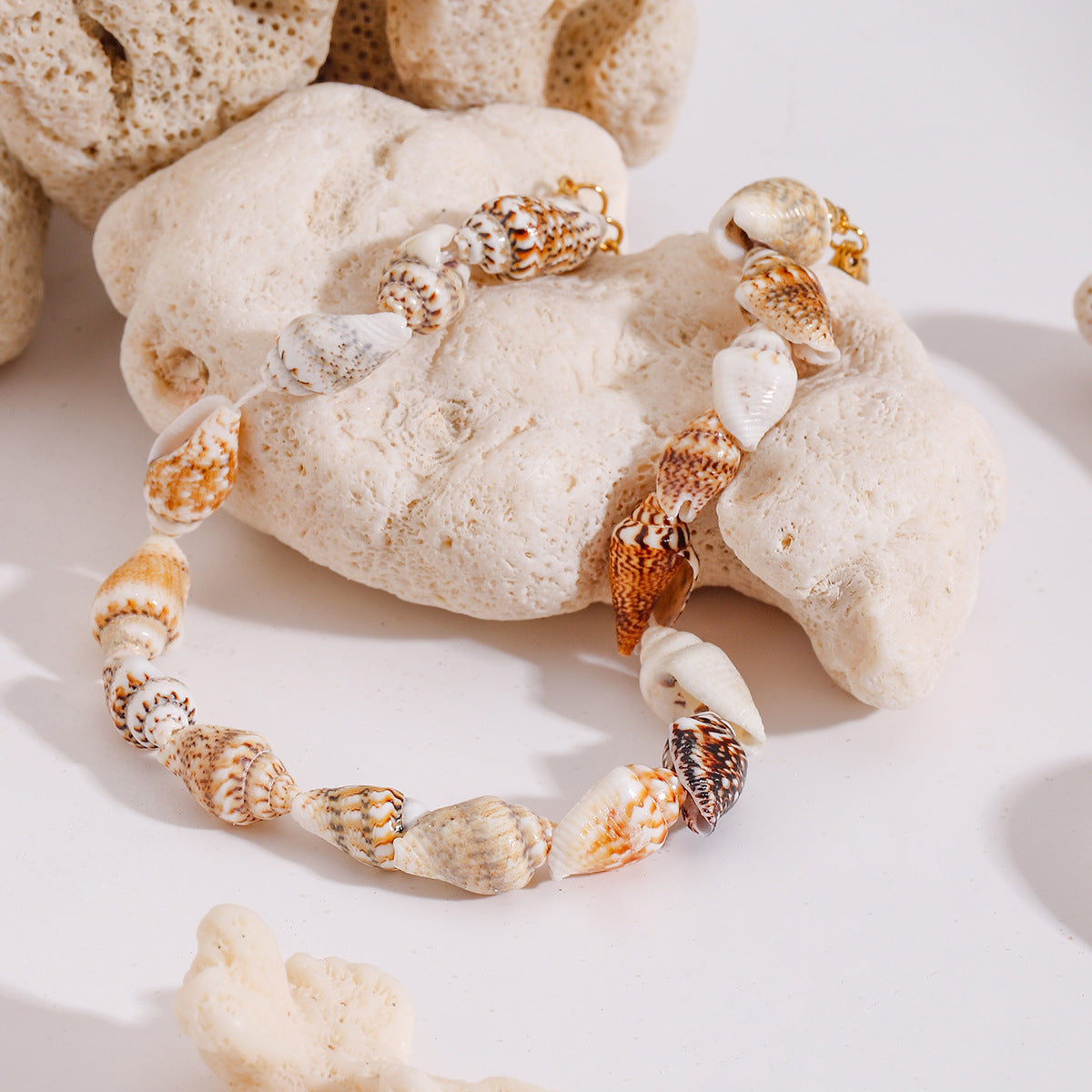Wholesale  18K gold stainless steel natural shell Bracelet