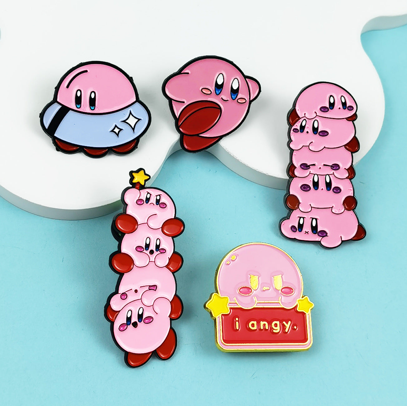 Wholesale  Cute soft cute sweet  alloy brooch