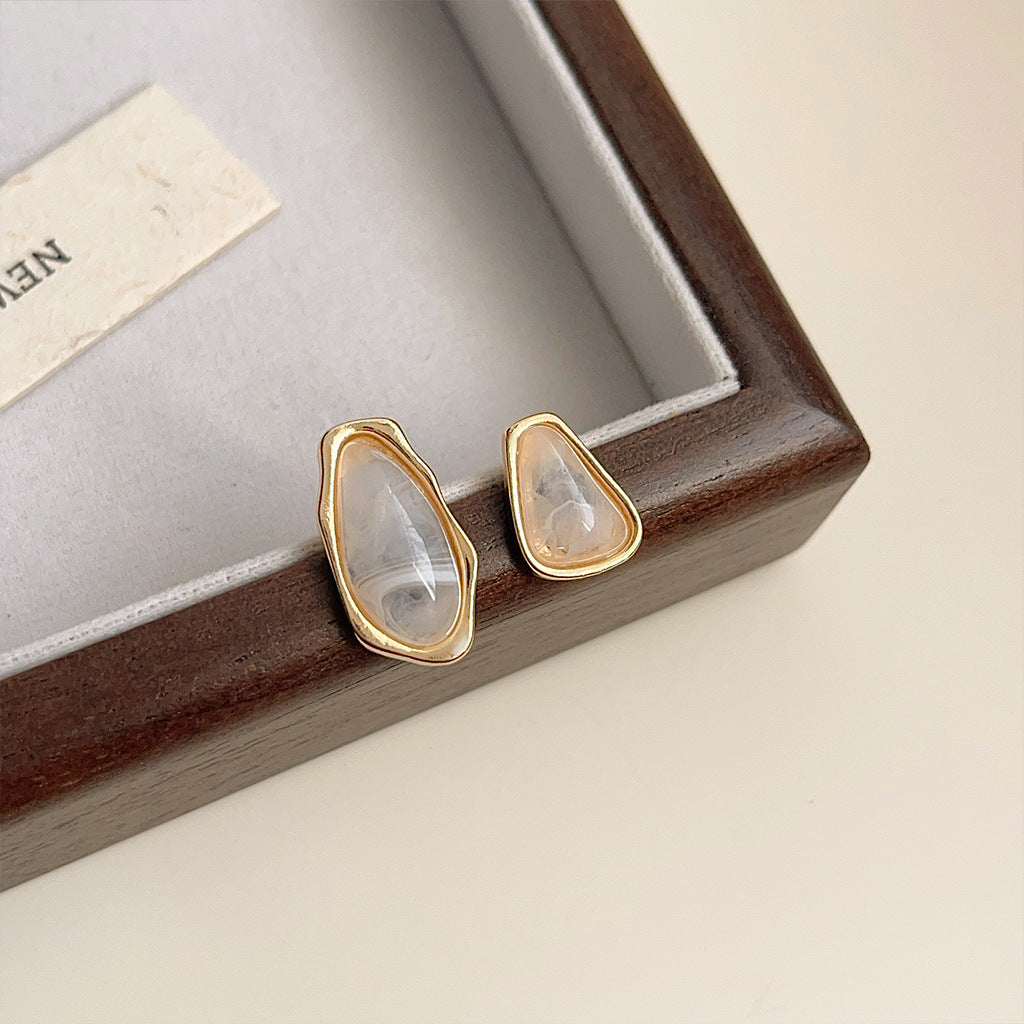 Wholesale Retro Vintage Maillard Cute Acrylic Earrings