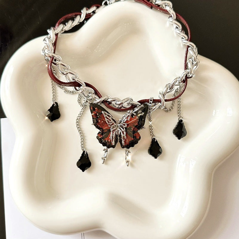 Wholesale  Love Flower Necklace  Light Luxury  Necklace Chain