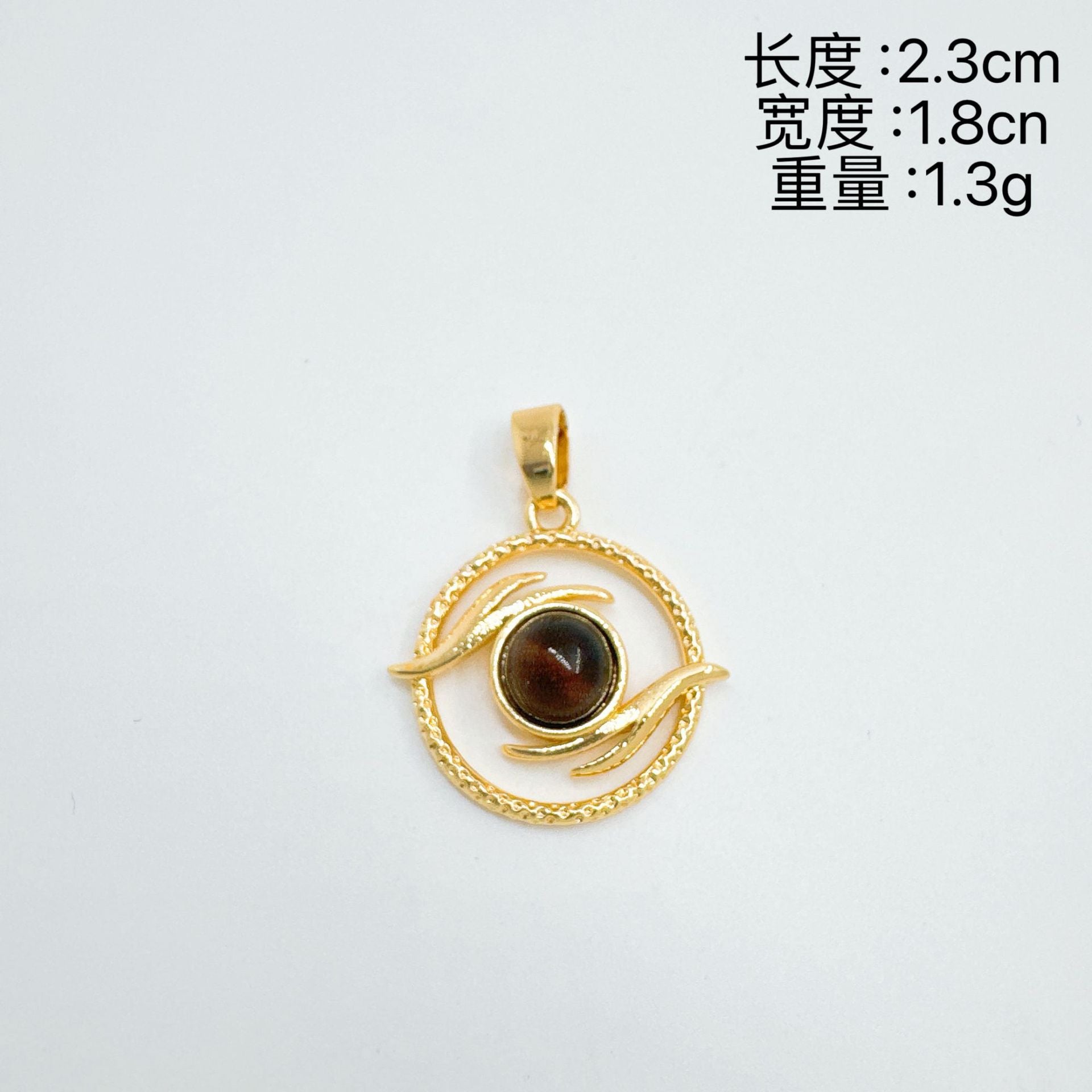 Wholesale Gold Plated Copper Evil Eye Necklace Pendant,  Sweet Cool Style Fashion Accessory for Resale