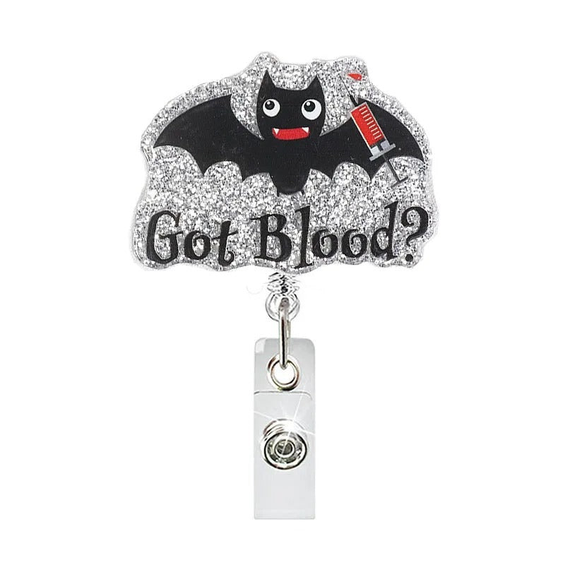 Wholesale Acrylic Fun Zoo Undersea Theme Badge Reel Keychain